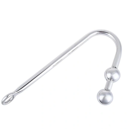 Anal Hooks Anal Two Stainless Hook Balls Steel 4417 Pleasurable 0909